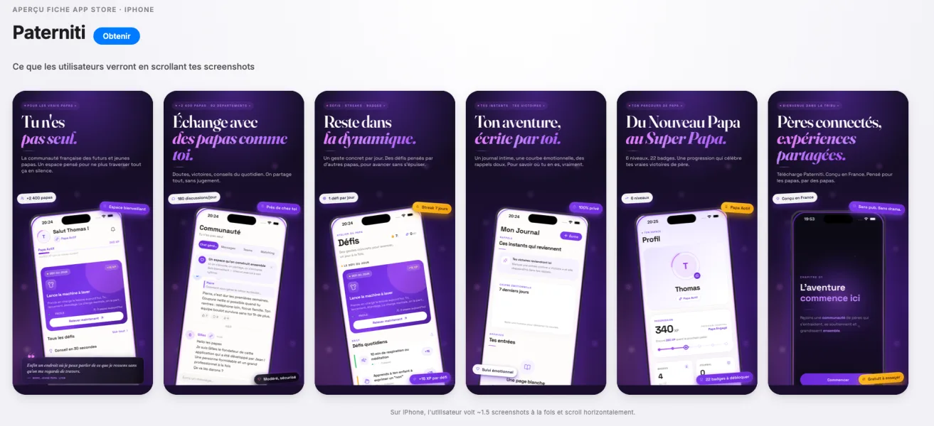 Application Paterniti