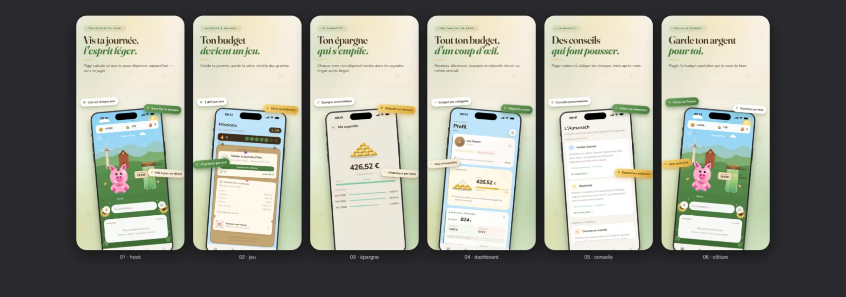 Application Piggli